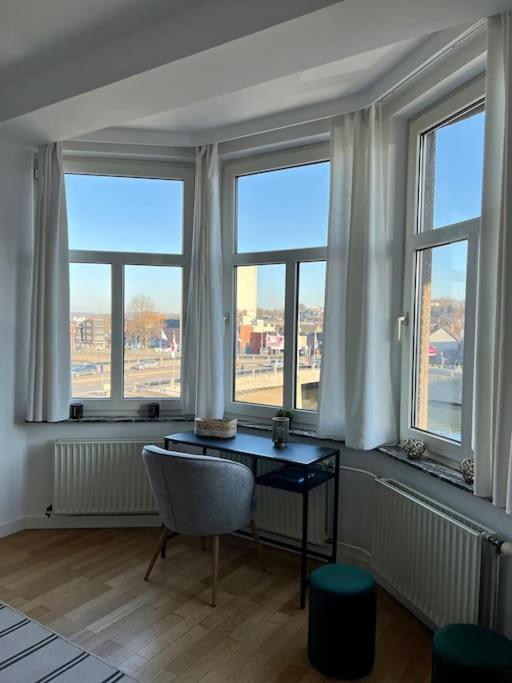 Bellevue - Grand Appartement Pour 5 Sur Les Quais De La Meuse Liège Kültér fotó
