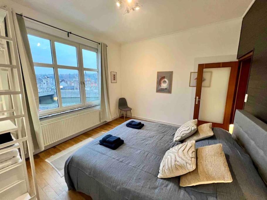 Bellevue - Grand Appartement Pour 5 Sur Les Quais De La Meuse Liège Kültér fotó
