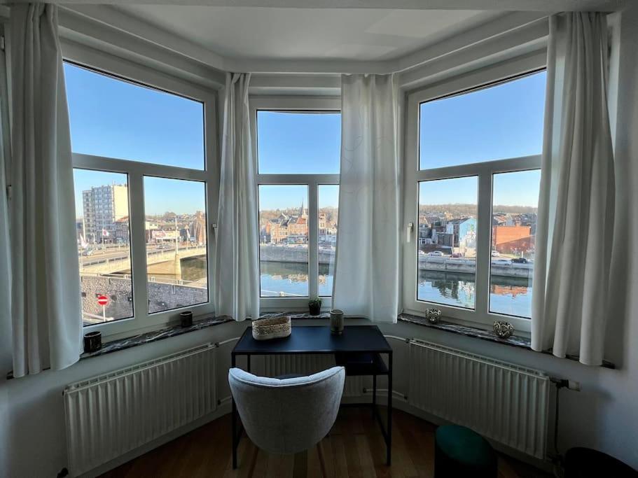 Bellevue - Grand Appartement Pour 5 Sur Les Quais De La Meuse Liège Kültér fotó